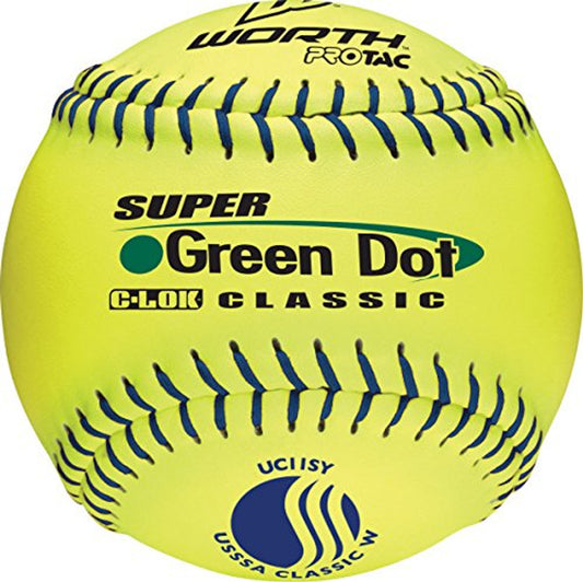 Worth Green Dot 11" Softballs